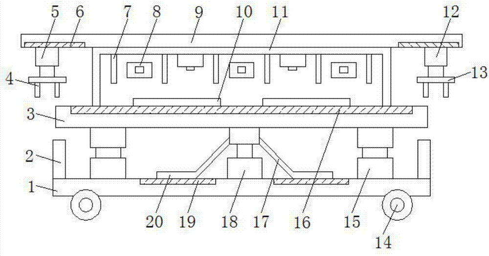 Automatic laser detecting device for machining