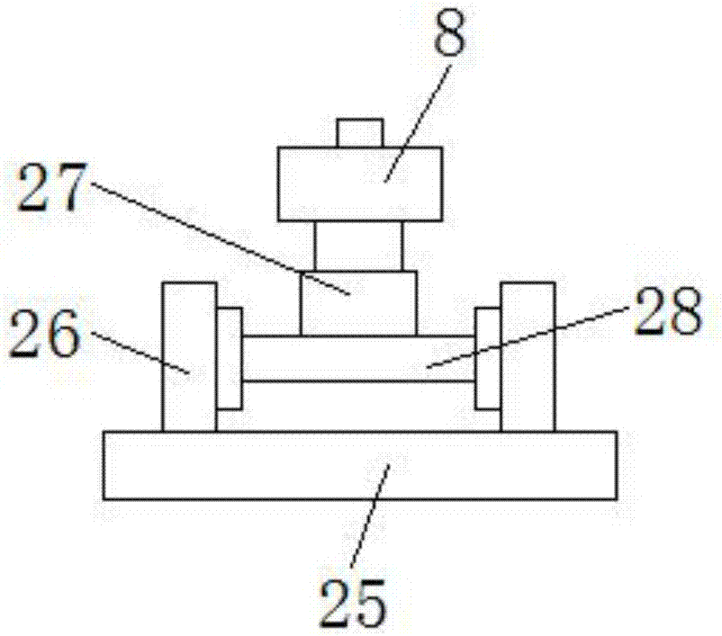 Automatic laser detecting device for machining