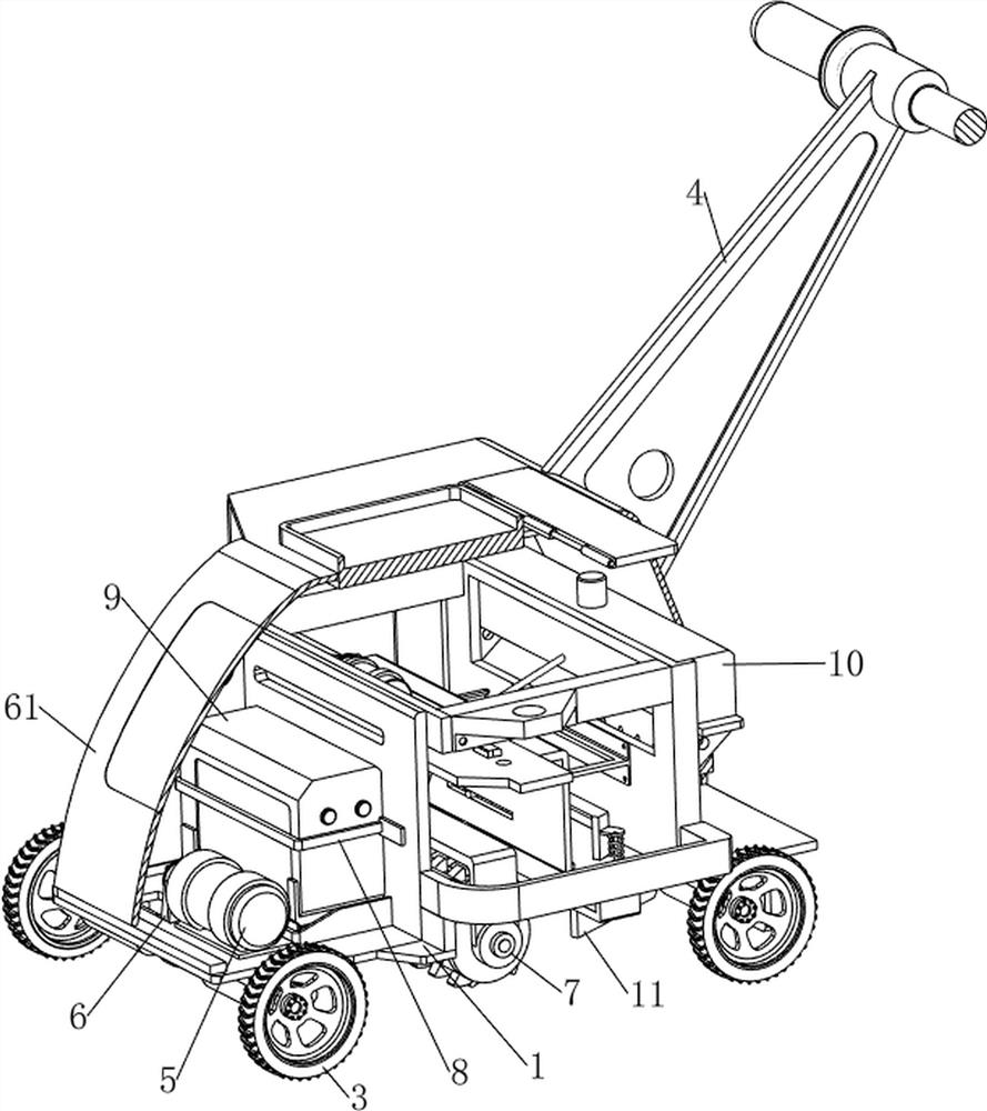 Energy-saving and environment-friendly milling machine for concrete pavement maintenance