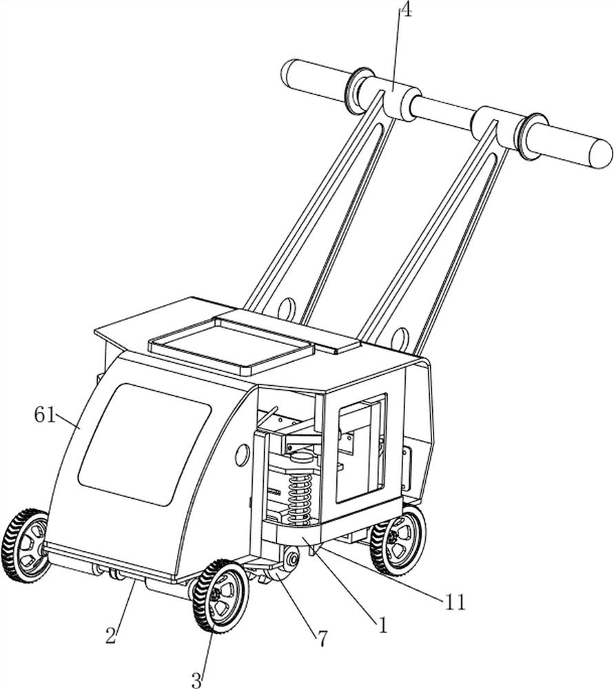 Energy-saving and environment-friendly milling machine for concrete pavement maintenance