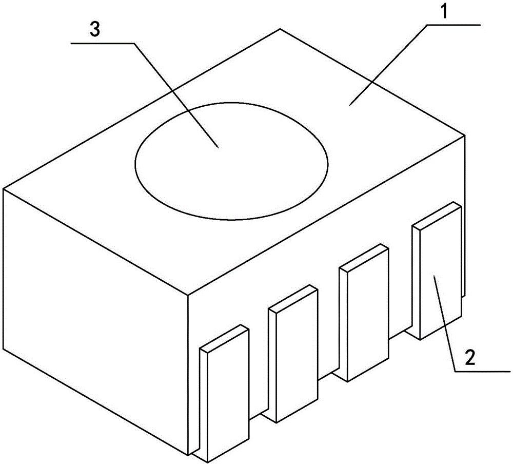 Side-stuck positive LED, lamp bar and high-transmittance display screen