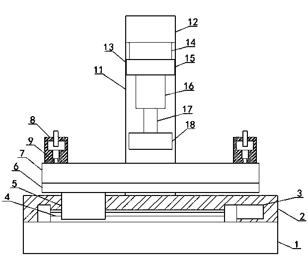 Garment cloth ironing device