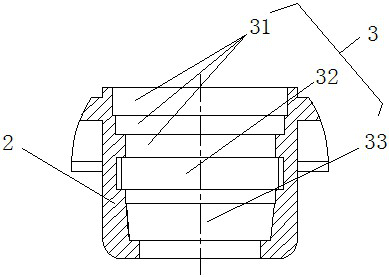 Storage battery multi-sealing structure capable of preventing acid leakage