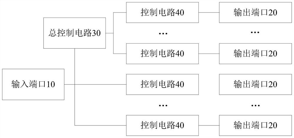 io output port expansion circuit and household appliances