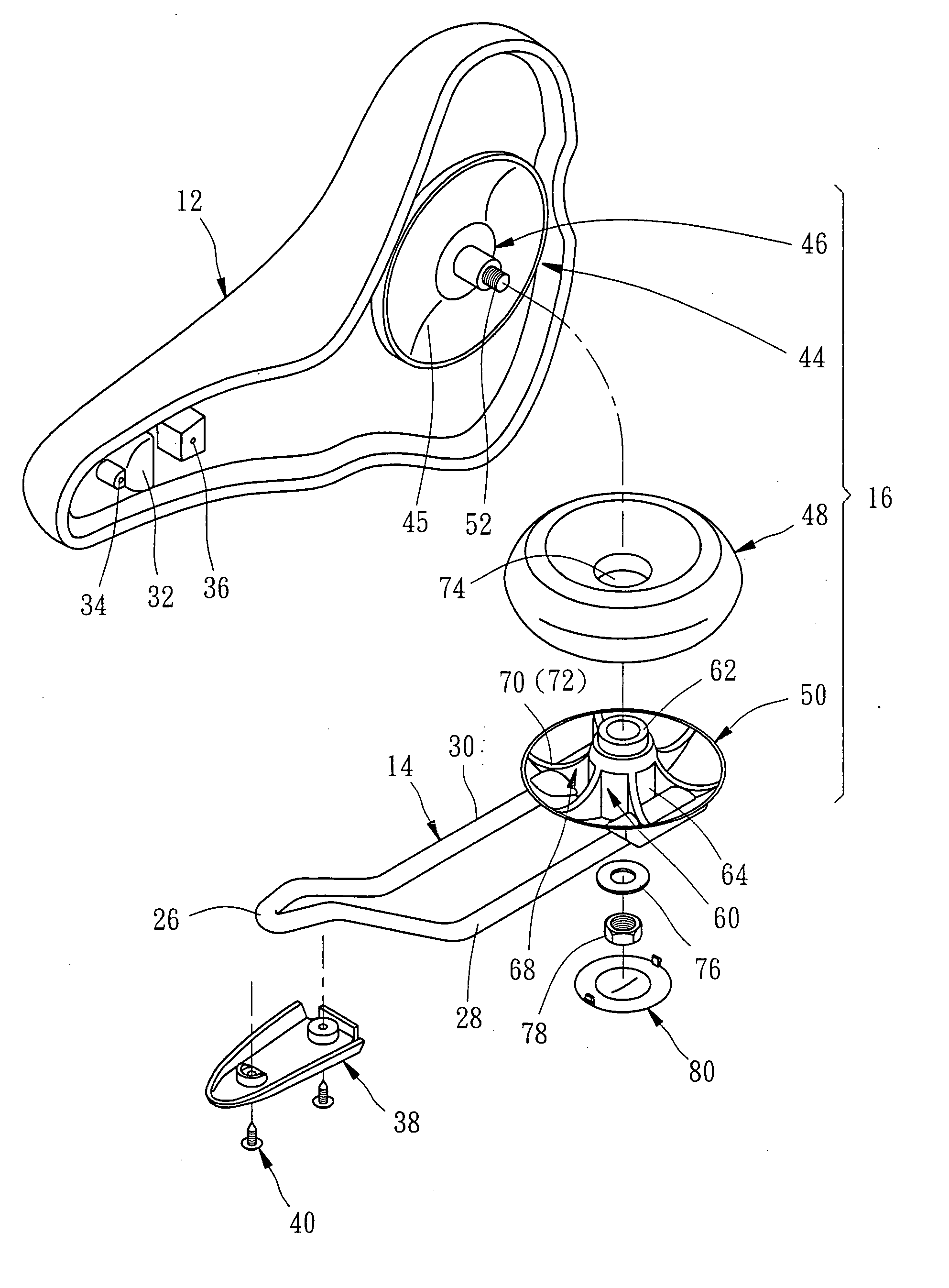 Bicycle saddle assembly