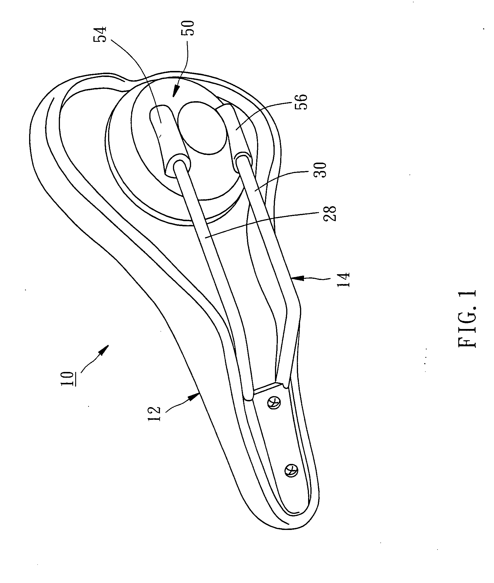 Bicycle saddle assembly