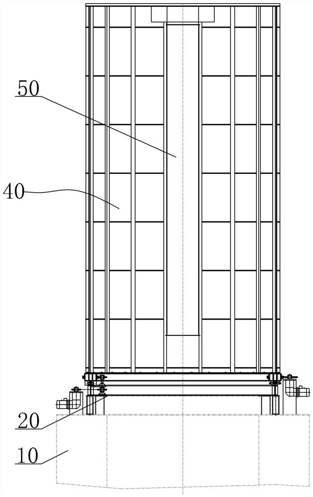 Rotary exhaust fume collecting hood for oil fume purification