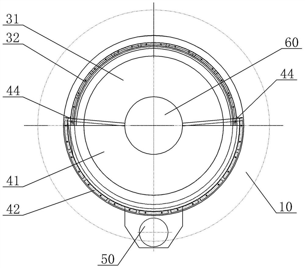 Rotary exhaust fume collecting hood for oil fume purification