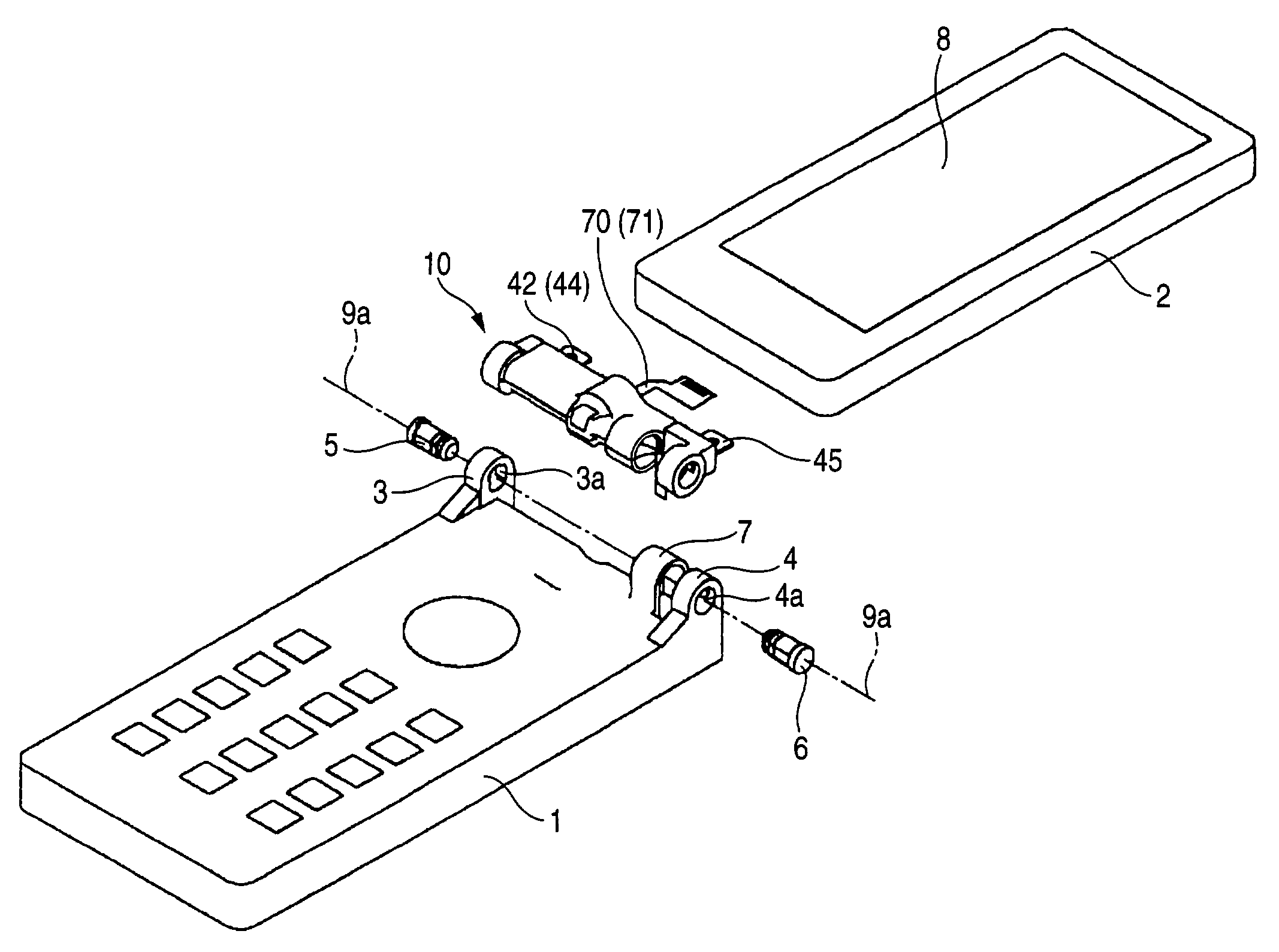 Rotary structure for relaying signals