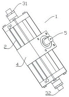 Speed controller for tower crane lifting power shaft