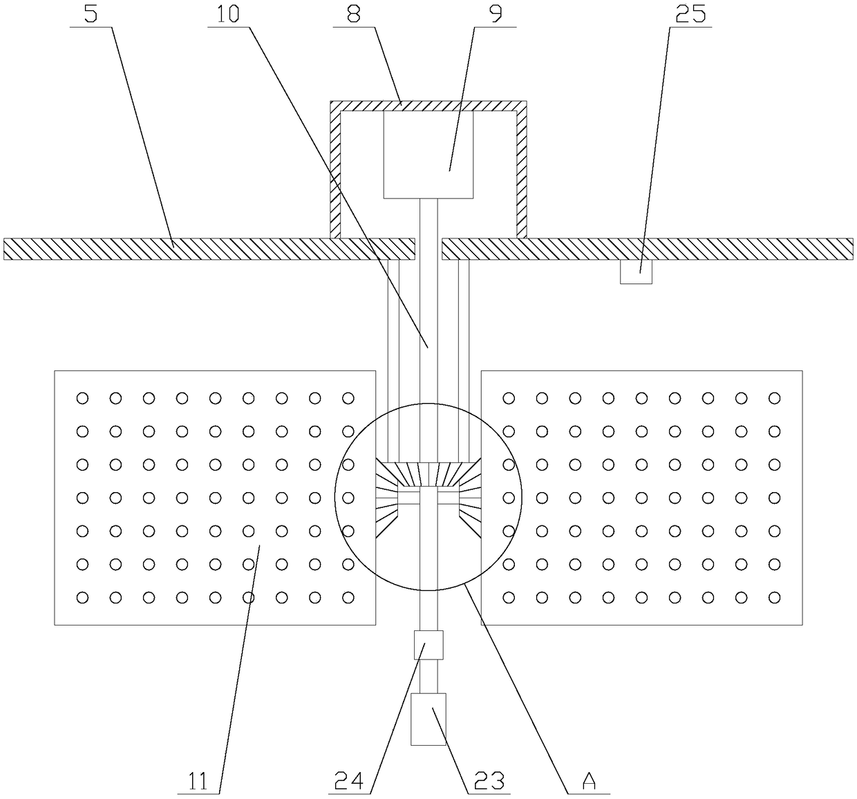 Natural plant type deodorant and production equipment thereof