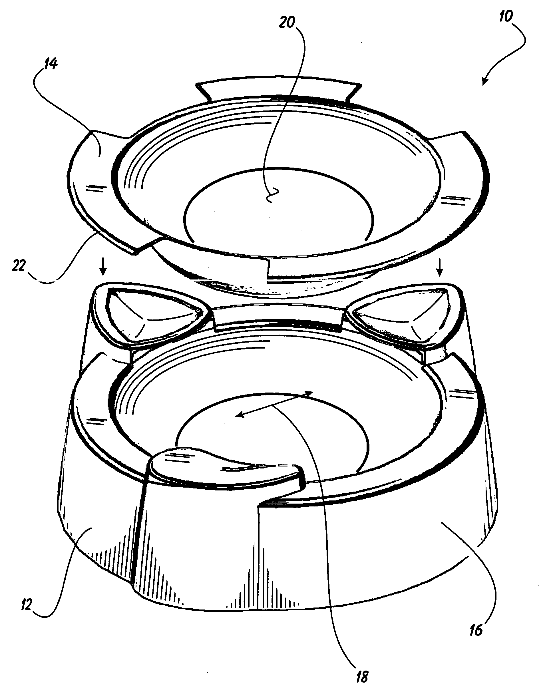 Pet dish and disposable liner