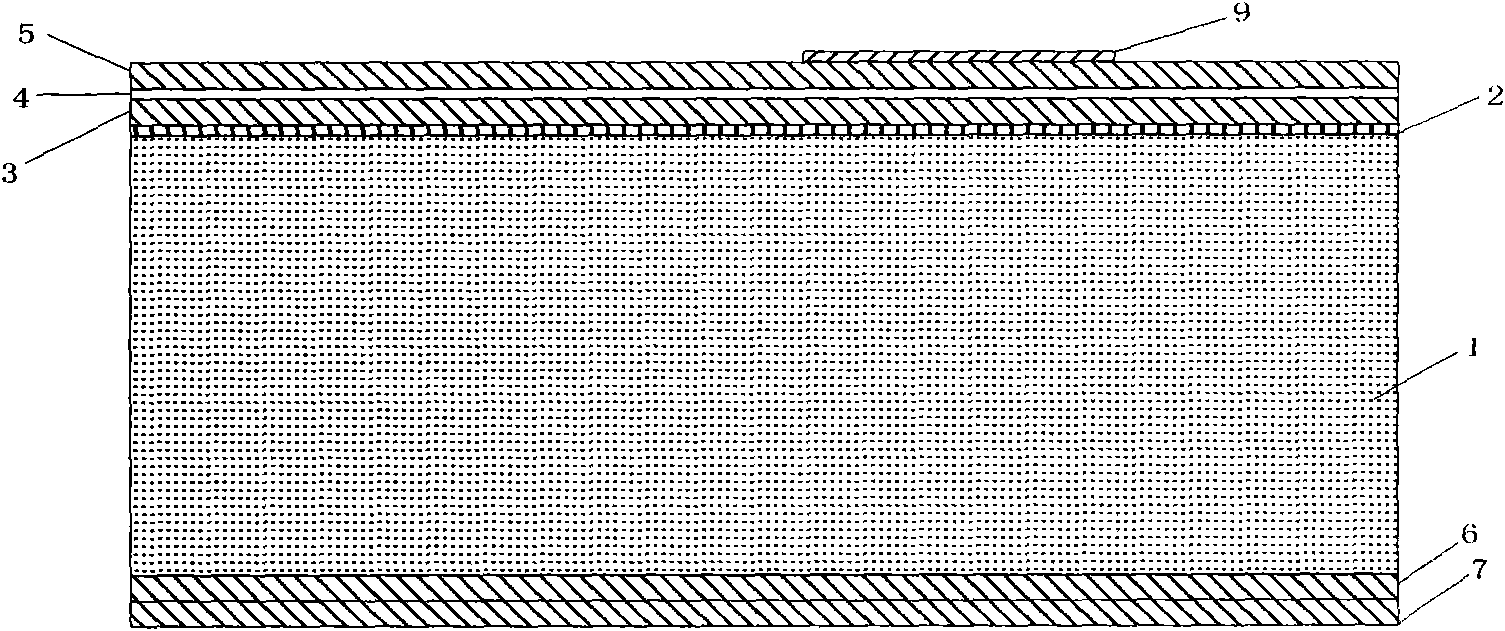 Soft support cantilever beam type silicon micro-piezoelectric microphone chip and preparation method thereof