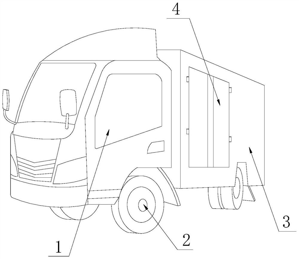 Traffic transport vehicle convenient to load and unload