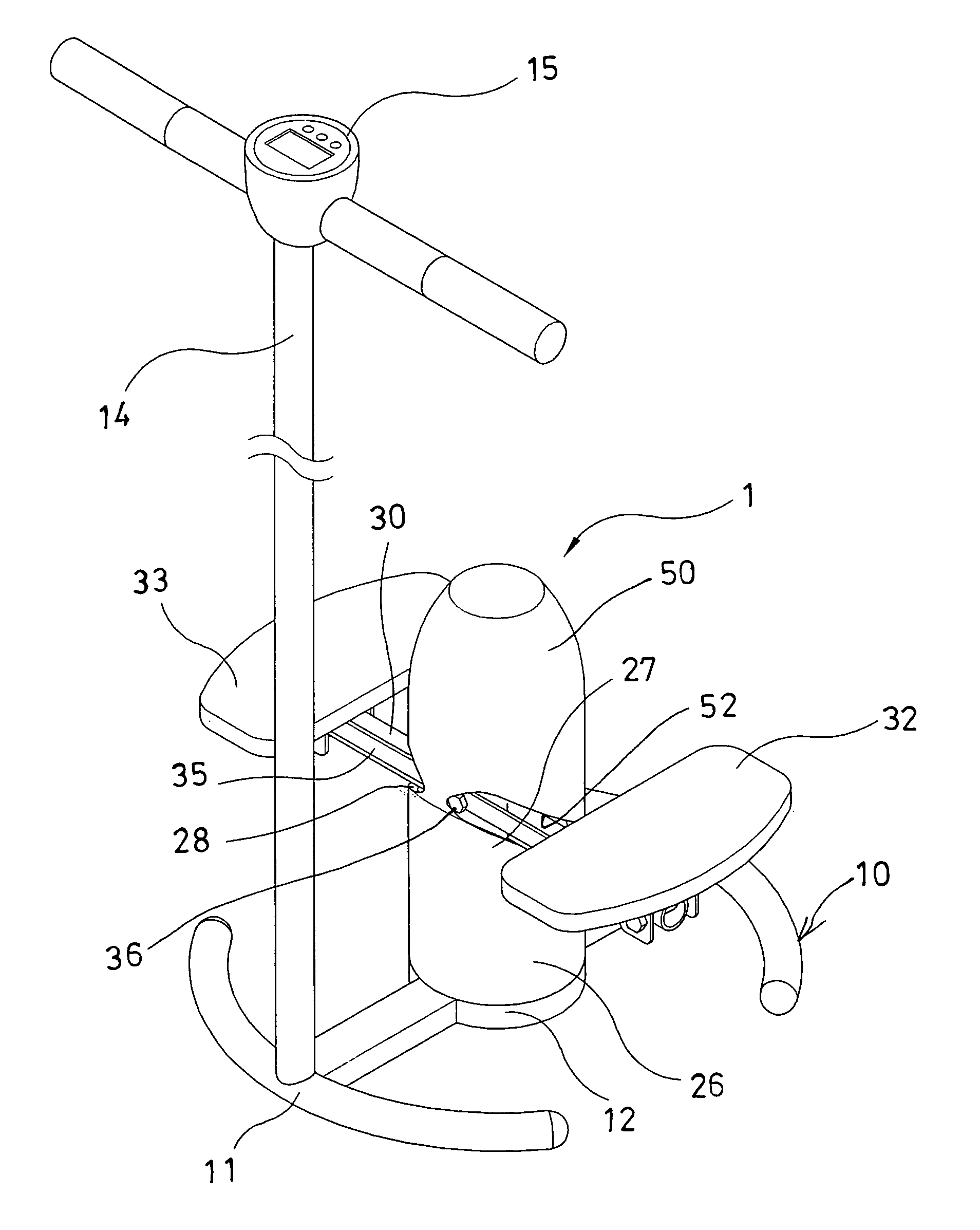 Rotating and swinging exerciser