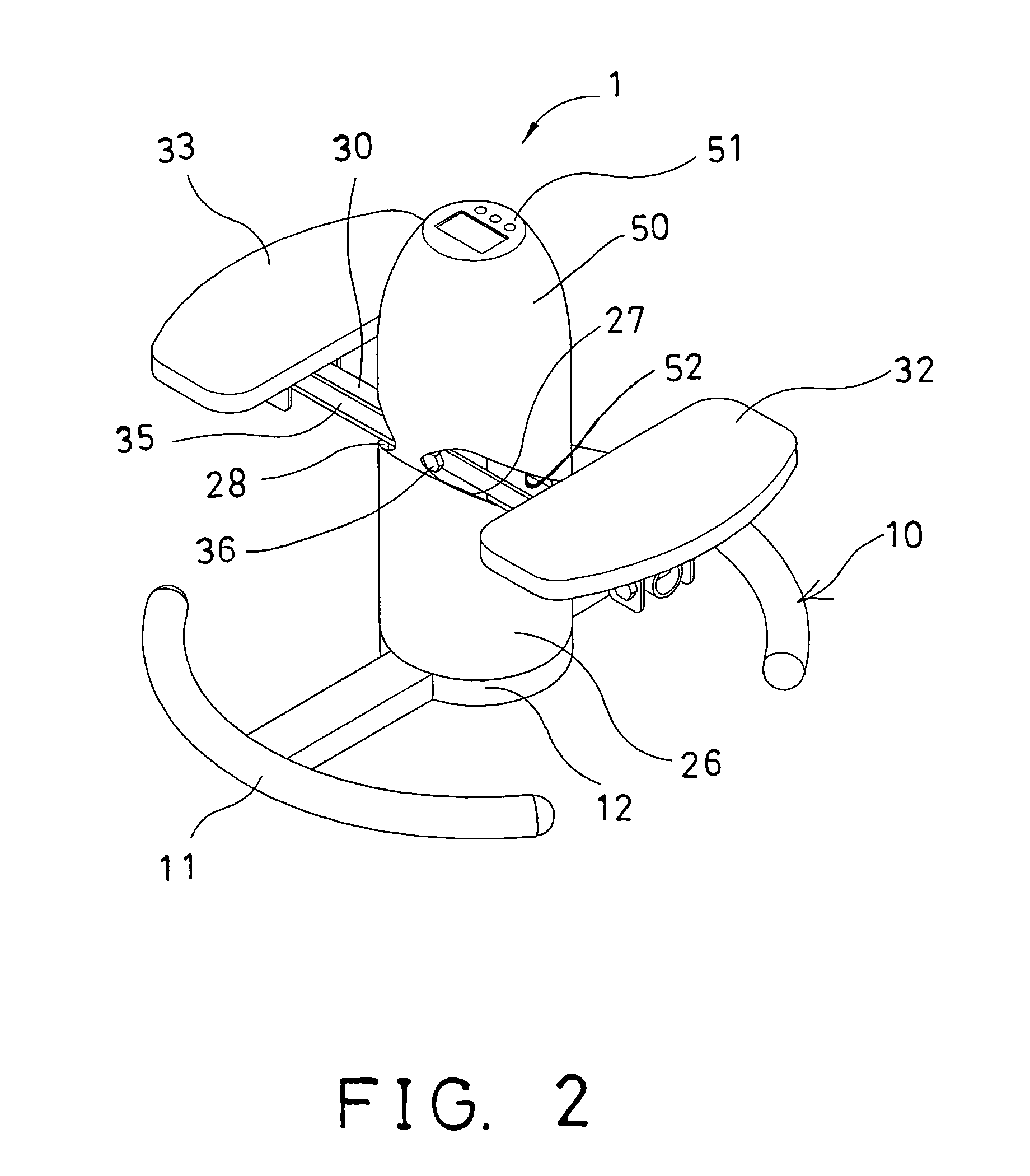 Rotating and swinging exerciser