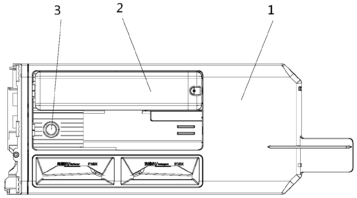 Automatic feeding device of washing machine and using method of automatic feeding device