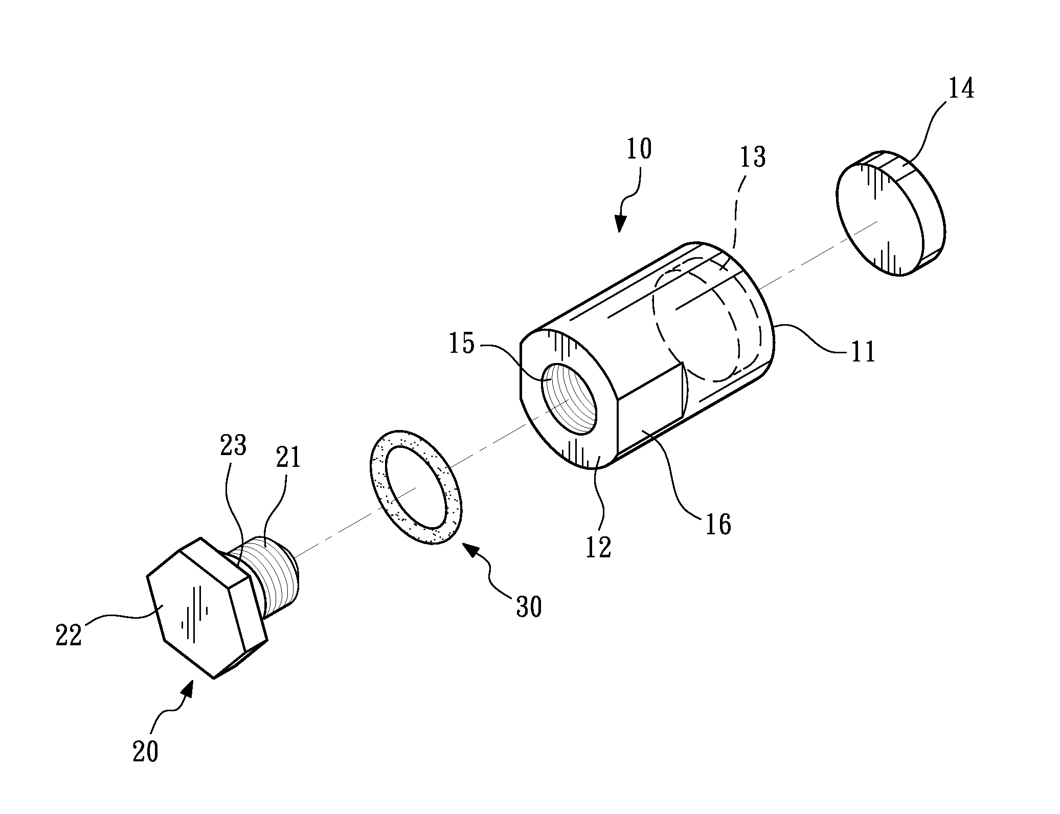 Fixing device for crank sensor