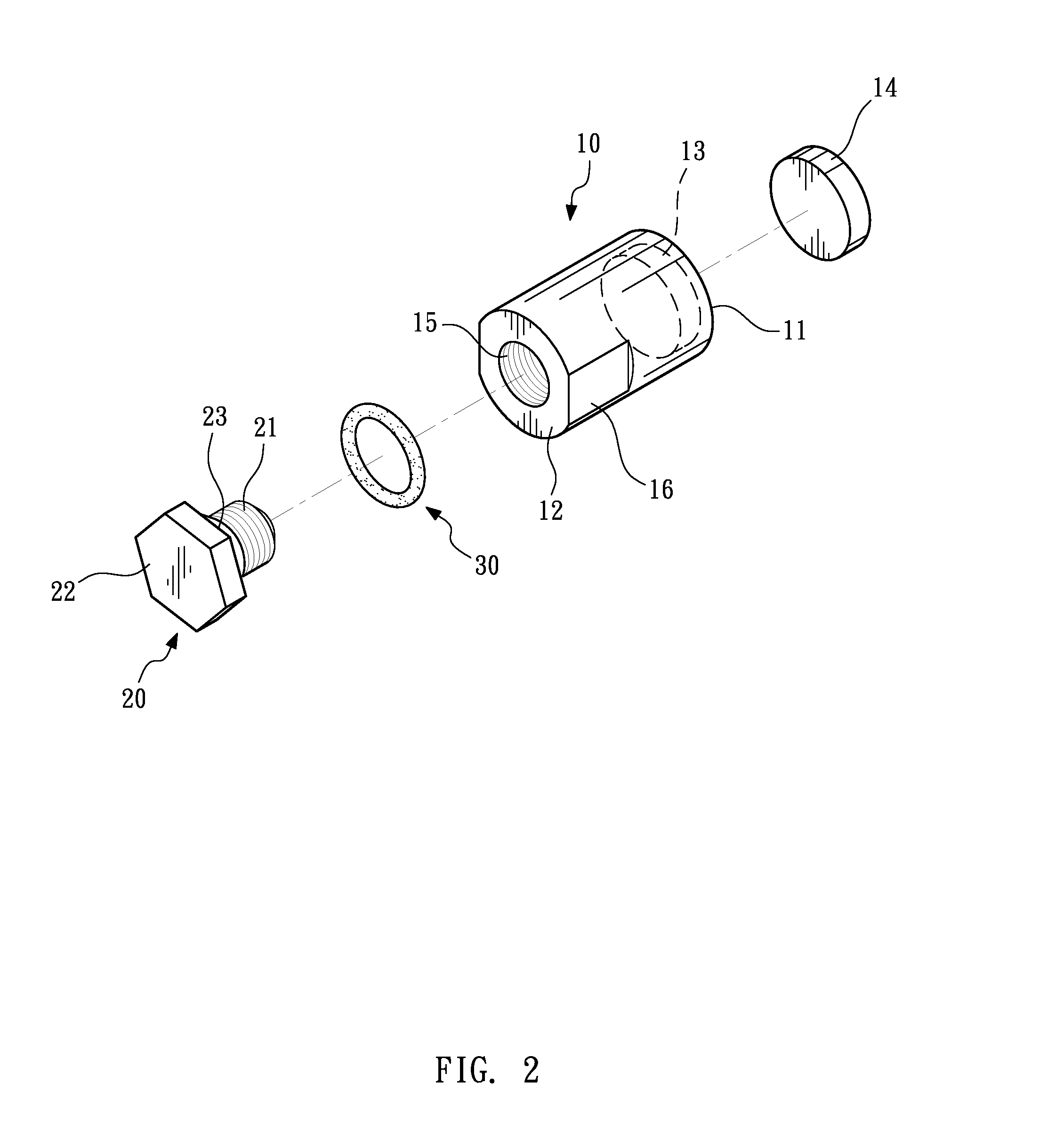 Fixing device for crank sensor