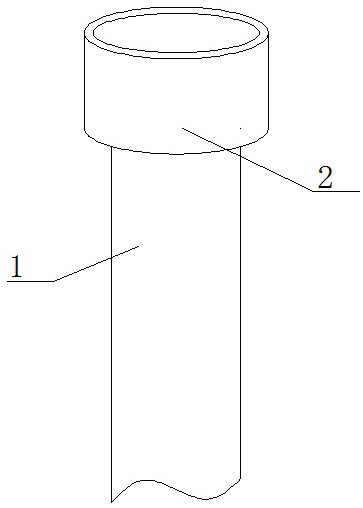 Hollow rod watering viscosity reduction device