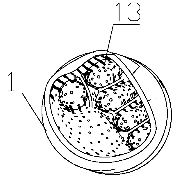 Processing device and processing method of gloves with linings