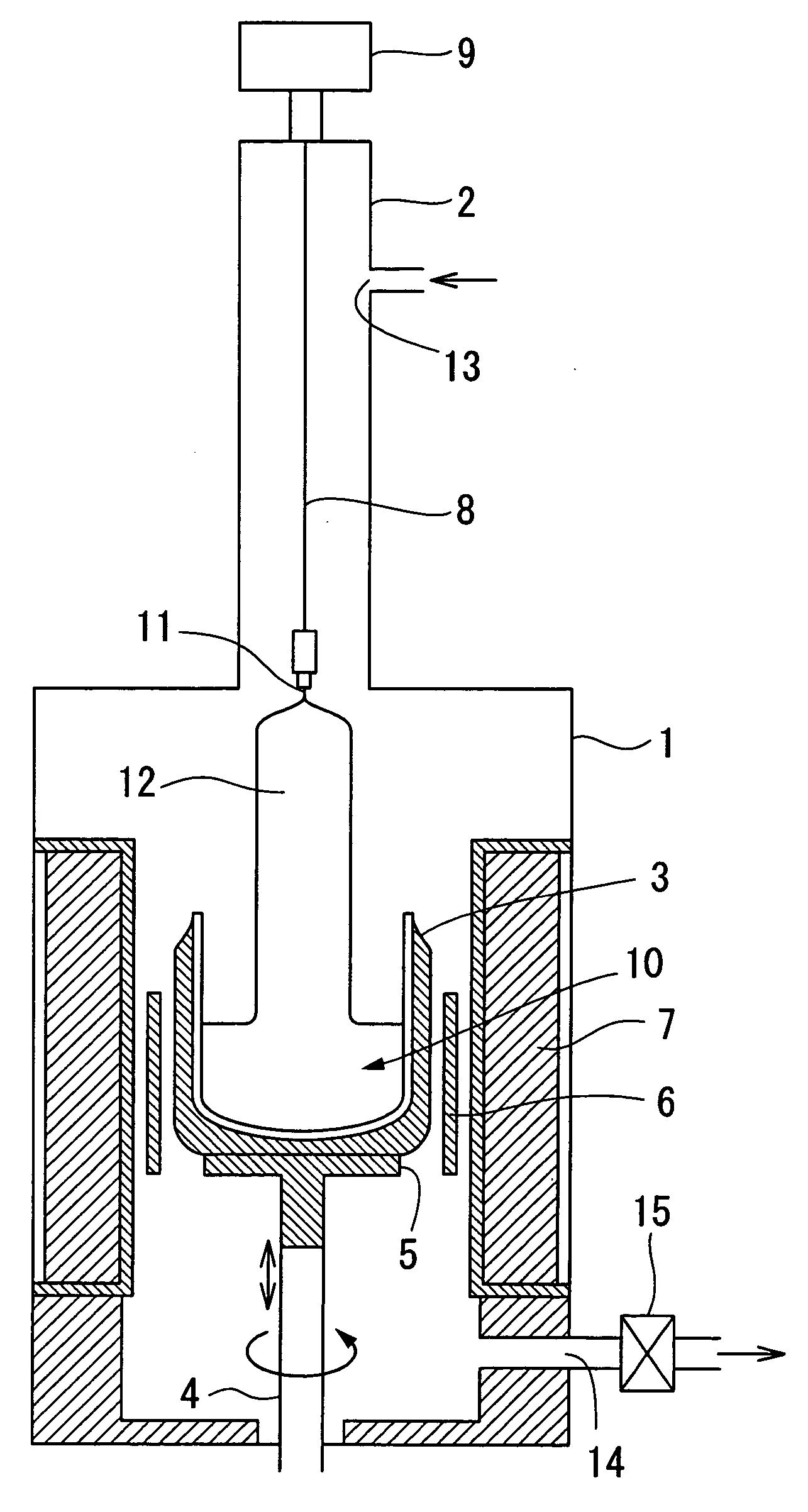 Method for supplying hydrogen gas in silicon single-crystal growth, and method for manufacturing silicon single-crystal