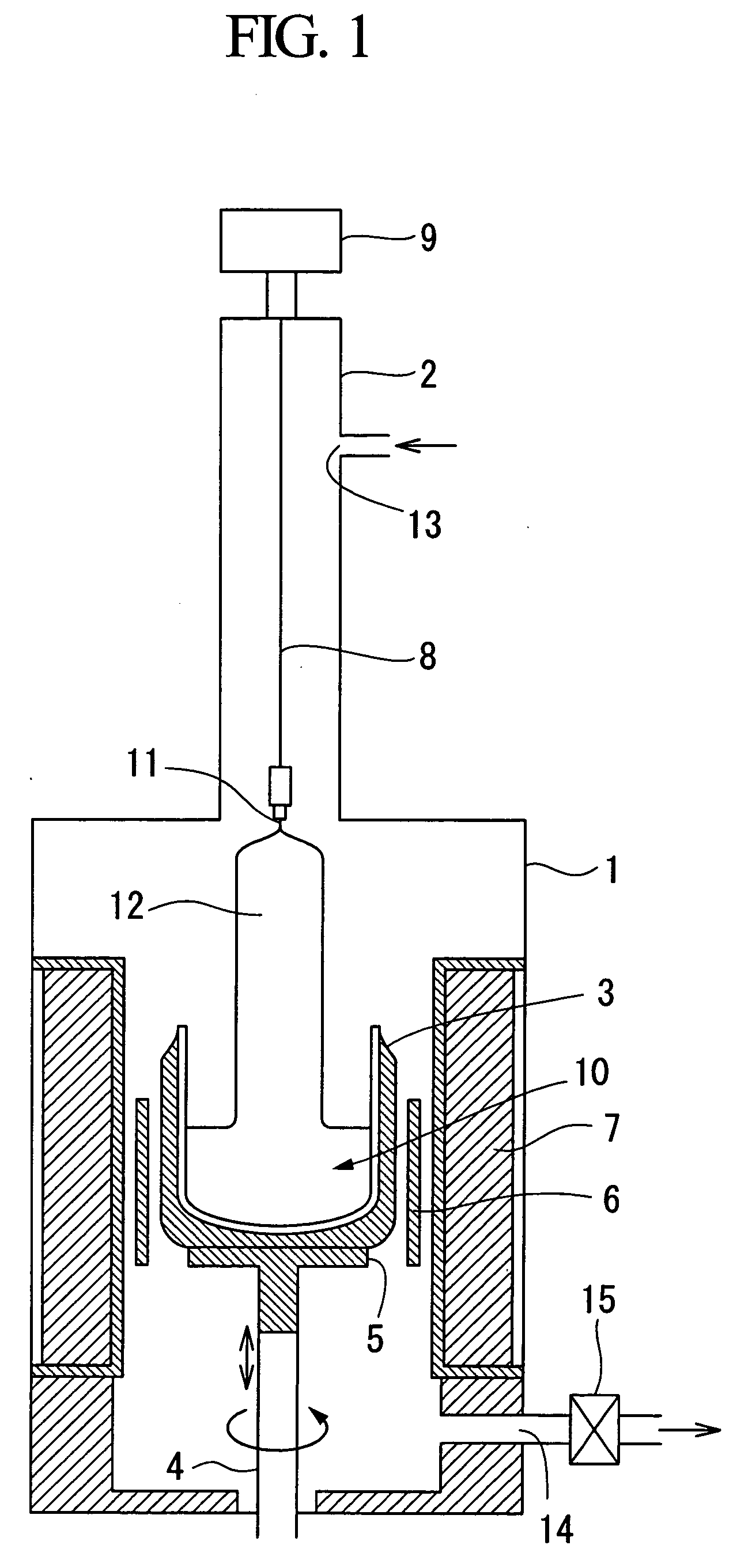 Method for supplying hydrogen gas in silicon single-crystal growth, and method for manufacturing silicon single-crystal