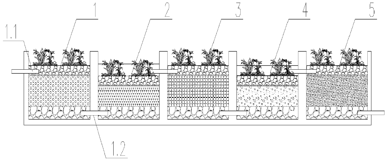 Multi-stage stabilization pond-constructed wetland combined system