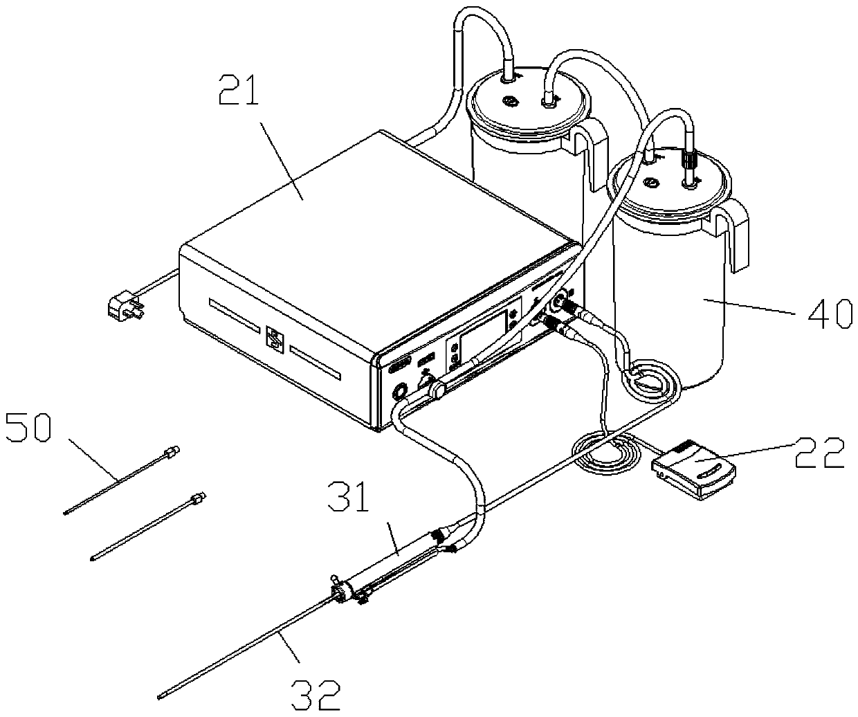 Underwater shaving system capable of avoiding bladder damage and use method of system