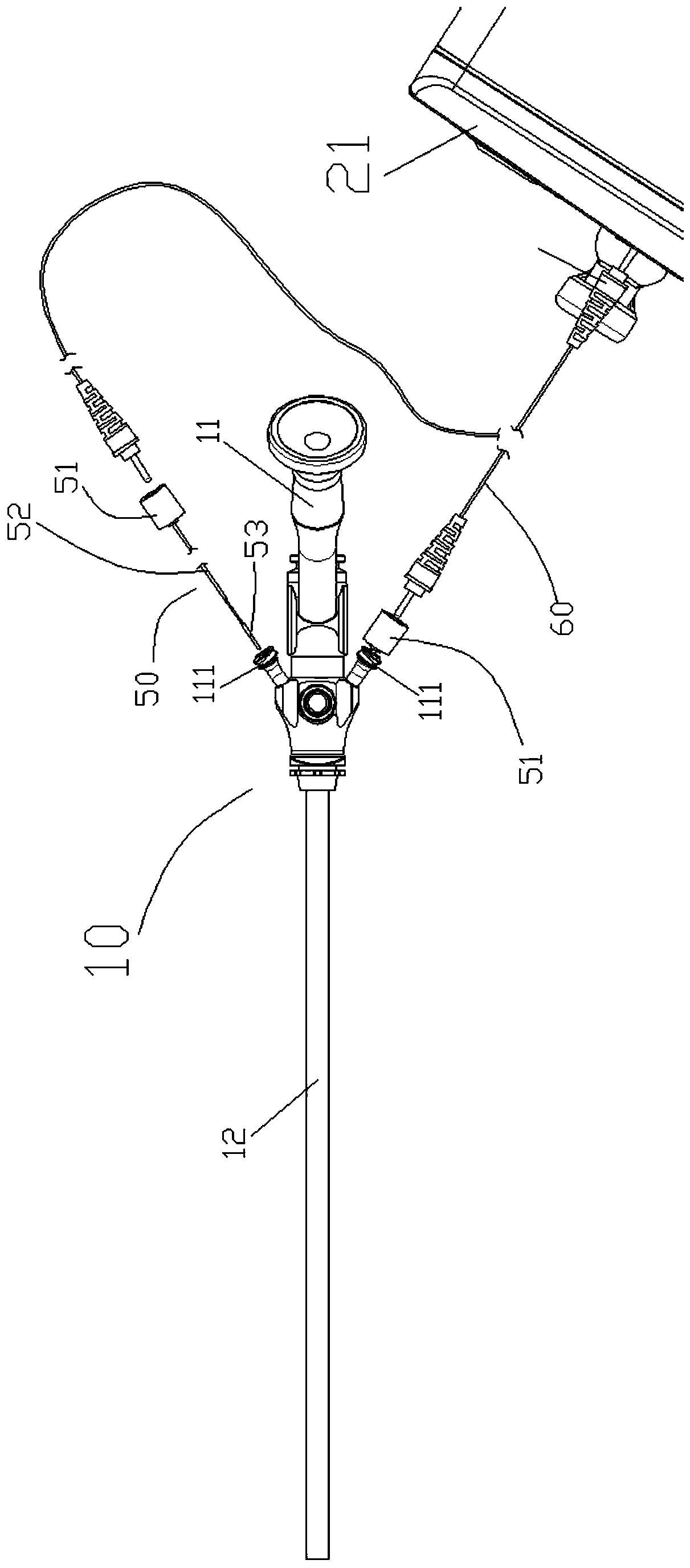 Underwater shaving system capable of avoiding bladder damage and use method of system