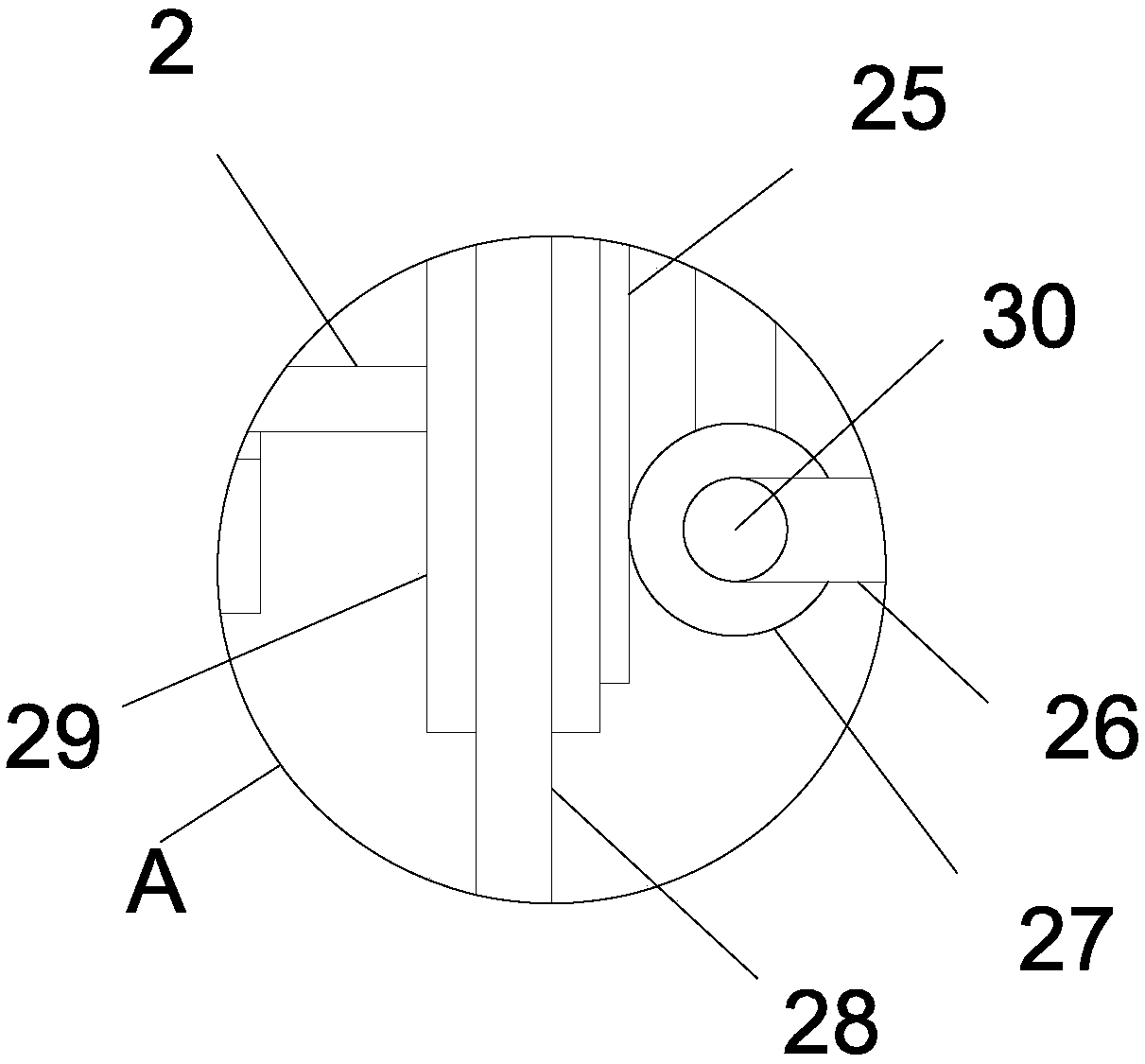 Drilling device with protecting function