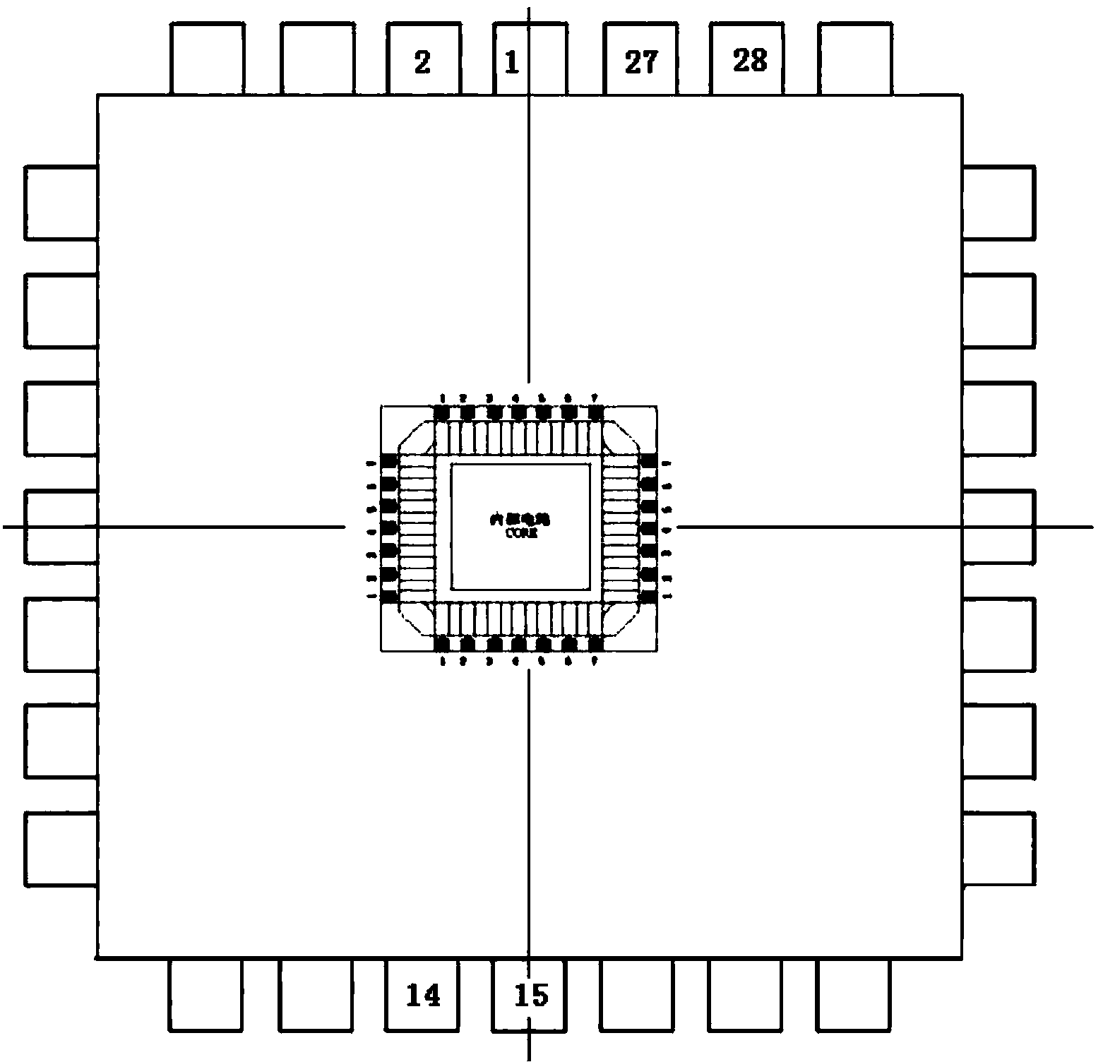 Chip bonding pad layout design method suitable for multiple different encapsulation requirements