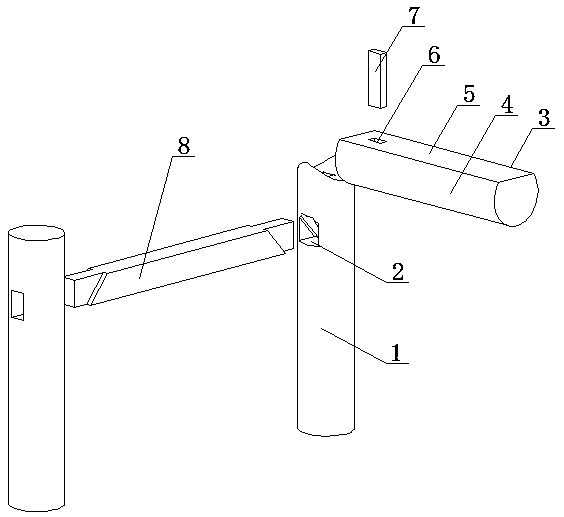 Novel girder, column and square column structure of ancient architecture, and making method of novel girder, column structure and square column structure of ancient architecture