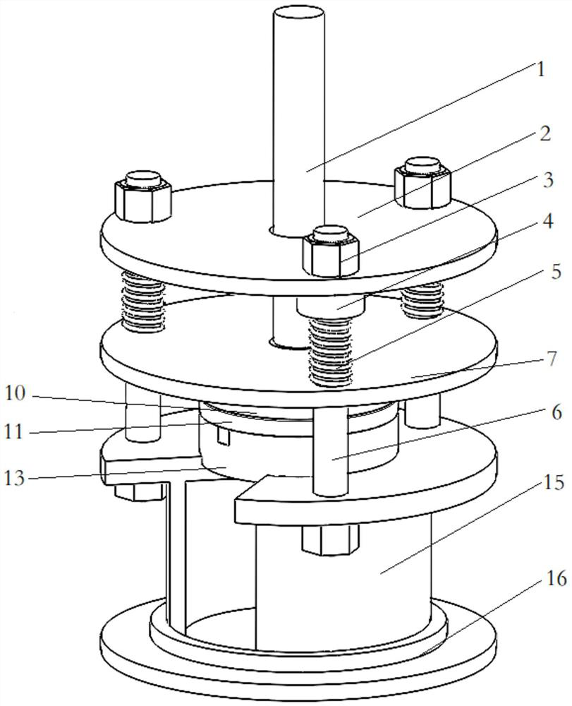 Metal plate drawing forming die and method capable of controlling blank holder force