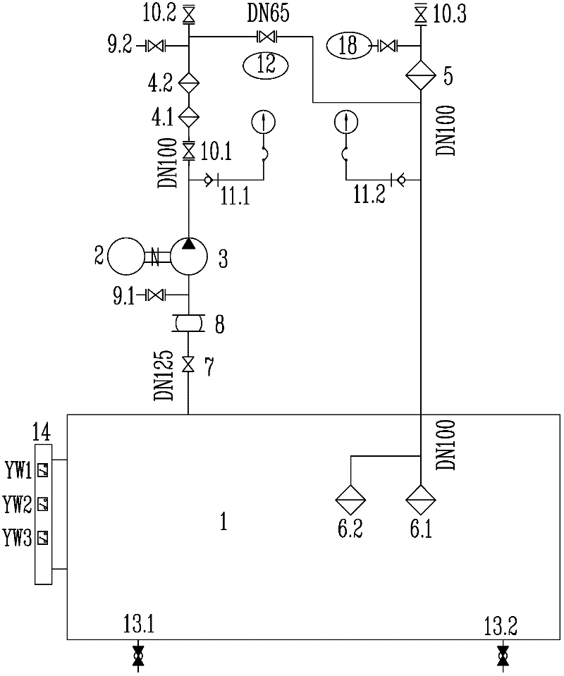 Compact efficient modularized oil flushing device