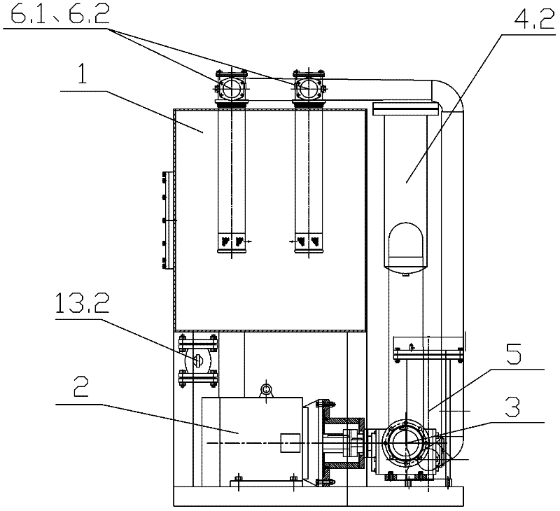 Compact efficient modularized oil flushing device