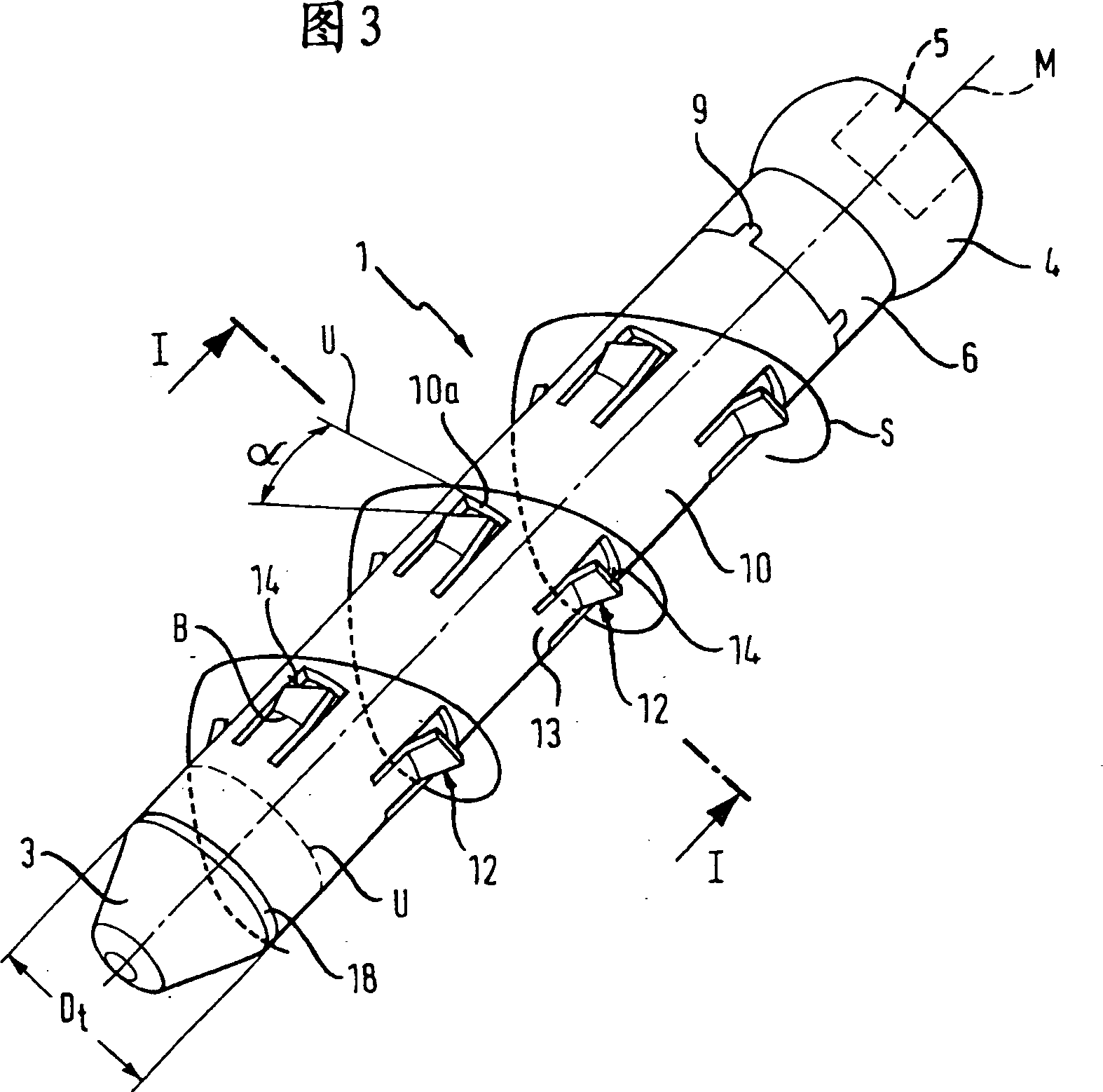 Bone anchoring element