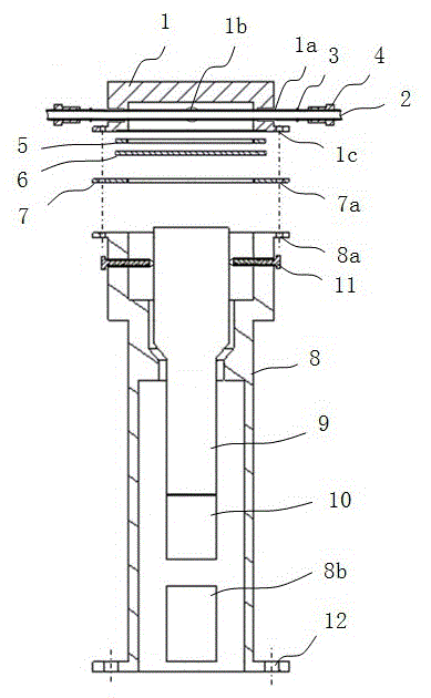 Online measurement device for uranium concentration in solution