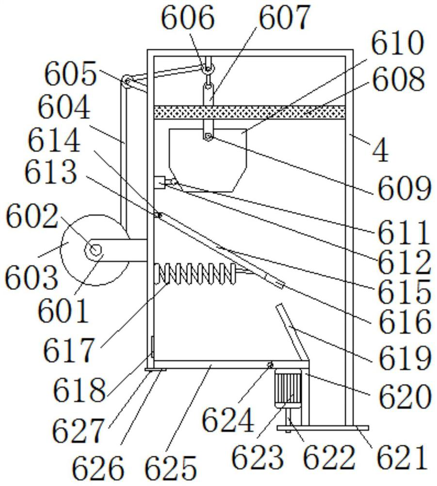 Charging mechanism of vanadium-nitrogen alloy processing equipment