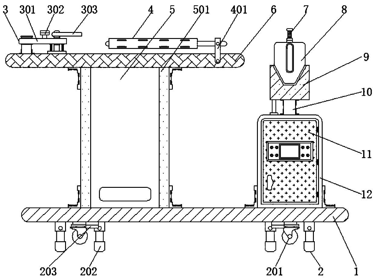 Steam type ironing device for garment processing