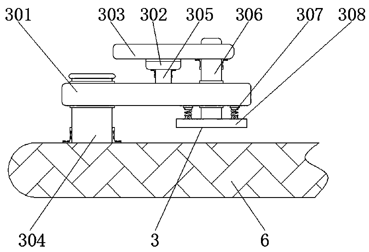 Steam type ironing device for garment processing