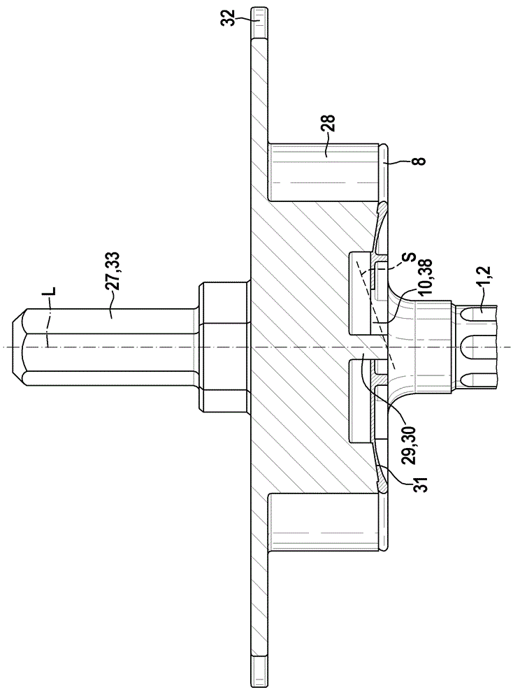 Dowel and setting method for fixing insulating materials