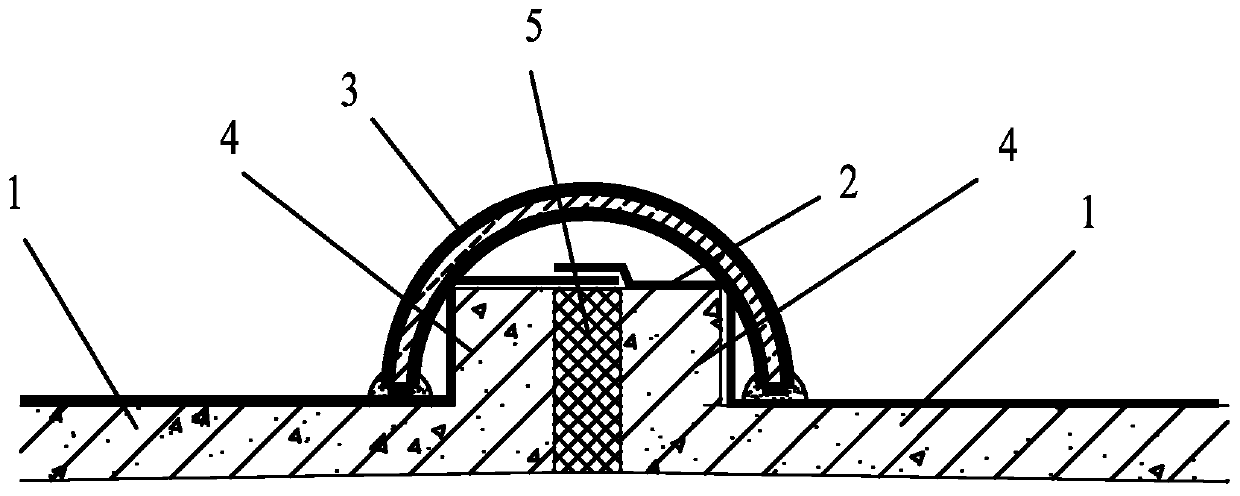 Double-T plate joint connecting structure
