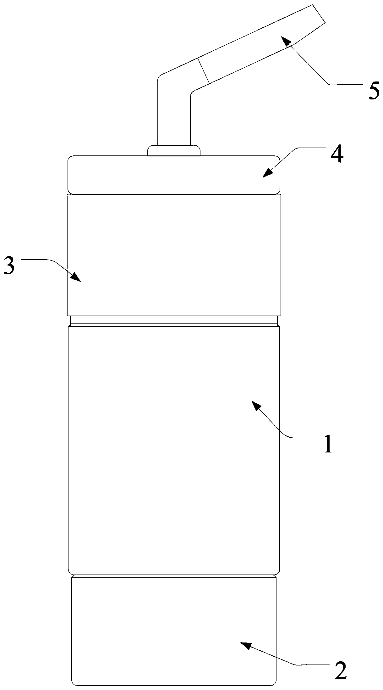 Multifunctional independent air source intelligent atomizer and control system thereof