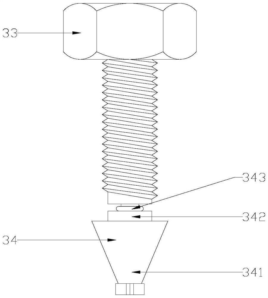 Auxiliary limiting stopper for clamp