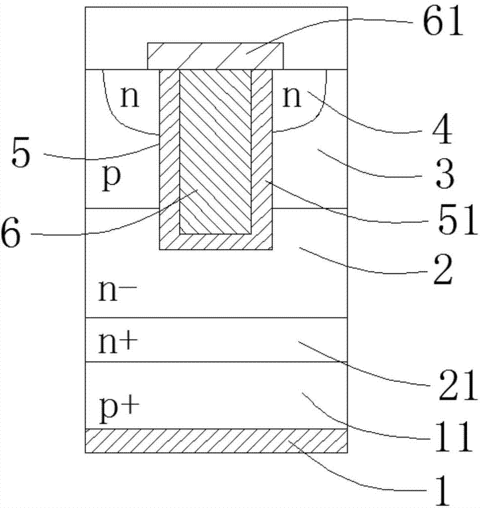 IGBT having super junction structure and preparation method thereof