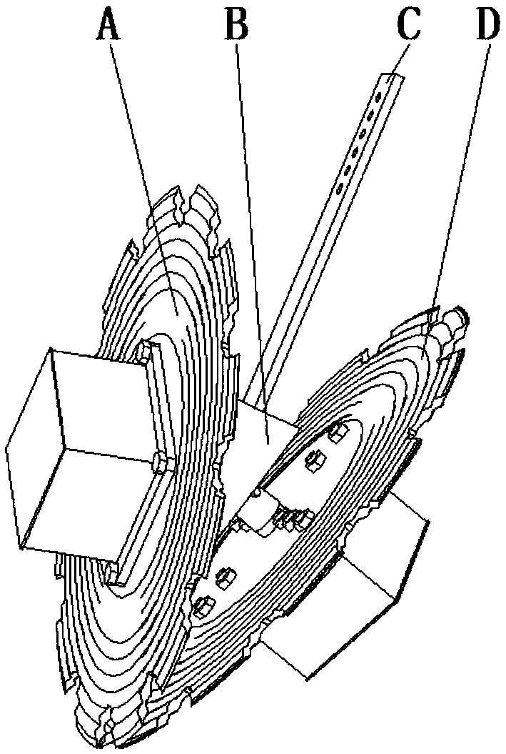 Real-time adjustable and controllable type double-layer bionic notch circular-disc furrow opener