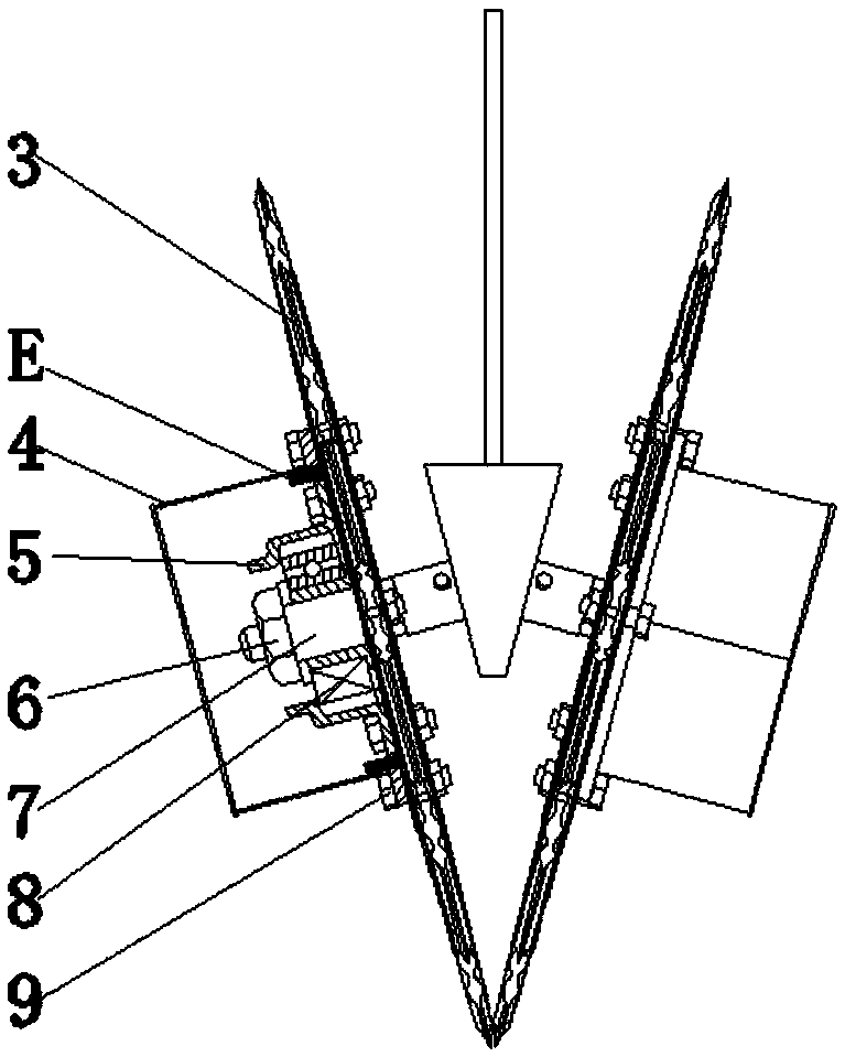 Real-time adjustable and controllable type double-layer bionic notch circular-disc furrow opener