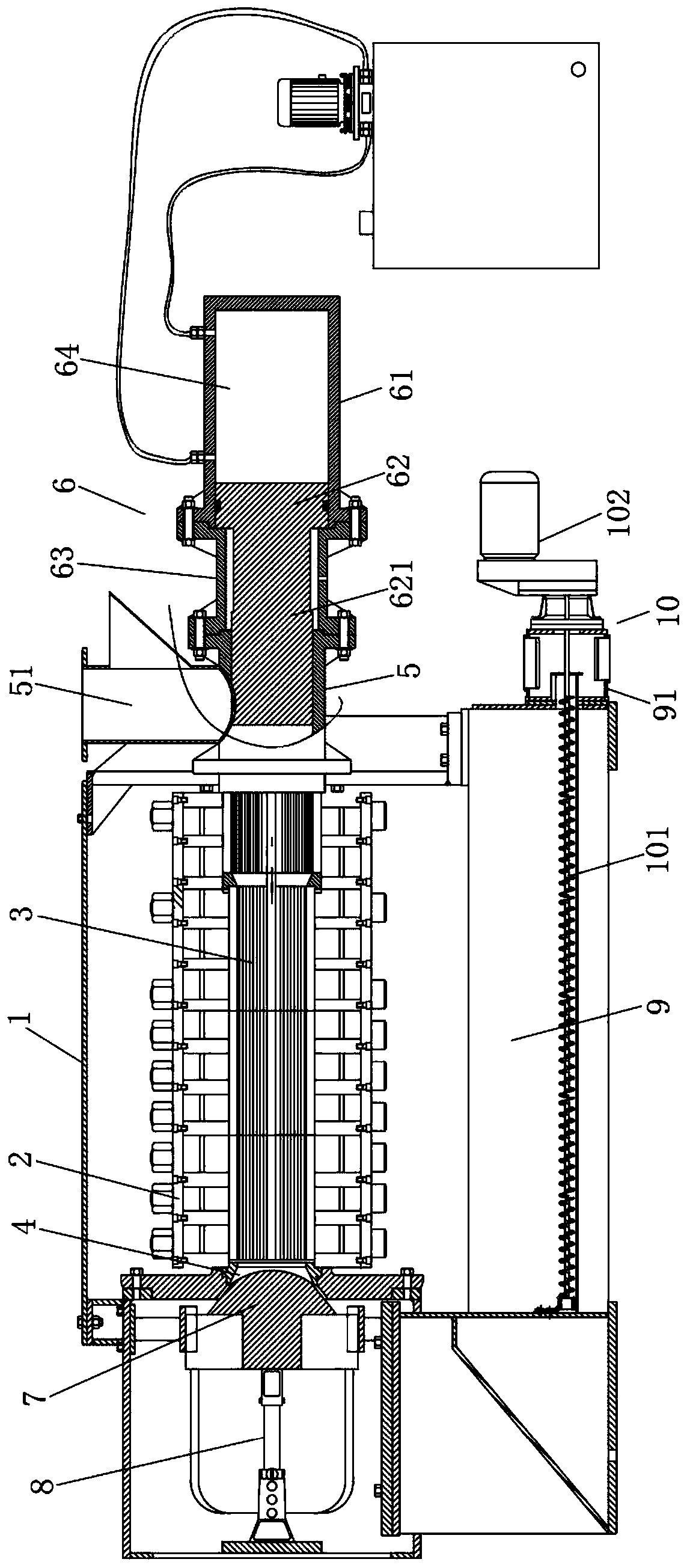 Walnut cold-pressing expeller