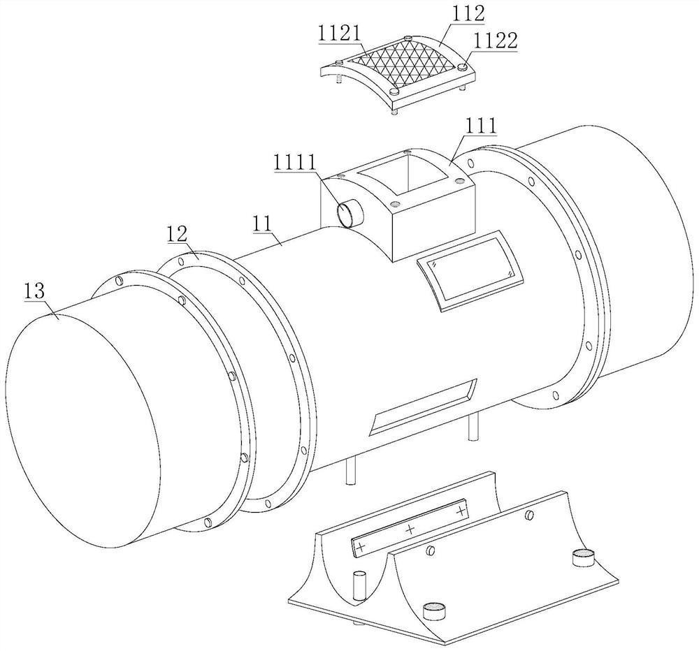 Medicinal material screening vibration motor